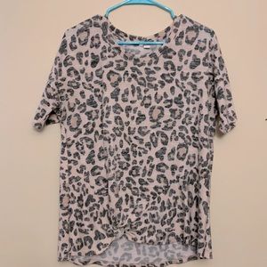 Leopard t shirt.